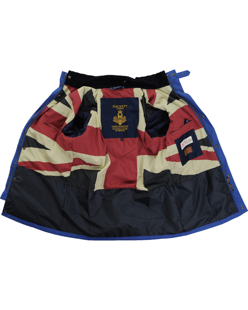 Homme | Manteaux Et Vestes | Hackett | Summer Rally Jacket Bright Blue