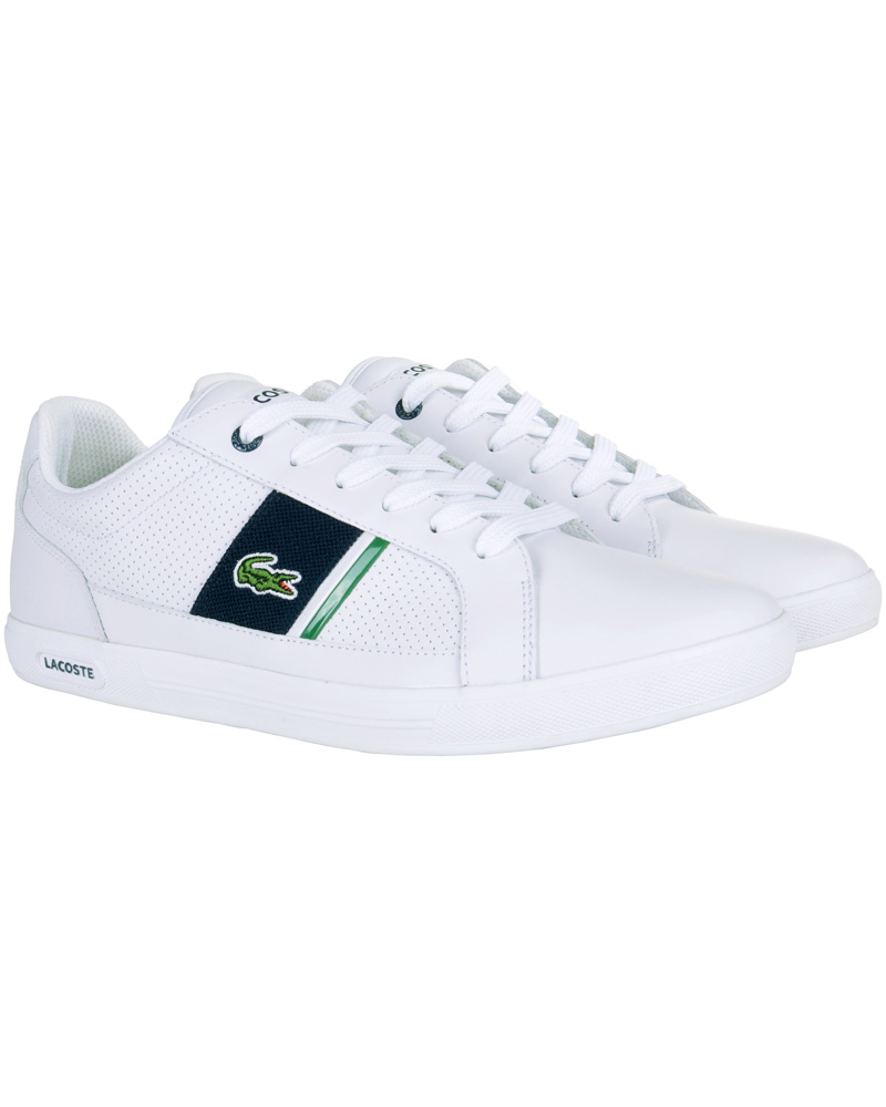 Homme | Lacoste Europa Cre Sneaker White Dark Blue | Lacoste | Europa Cre Sneaker White Dark Blue