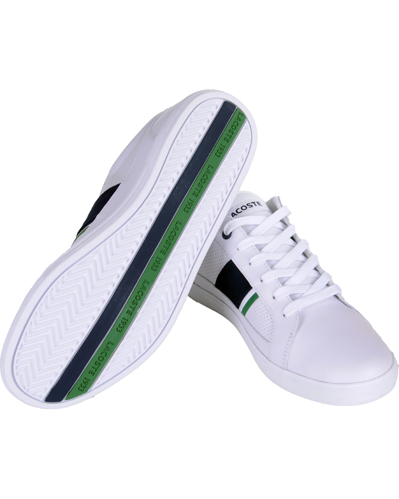 Homme | Lacoste Europa Cre Sneaker White Dark Blue | Lacoste | Europa Cre Sneaker White Dark Blue