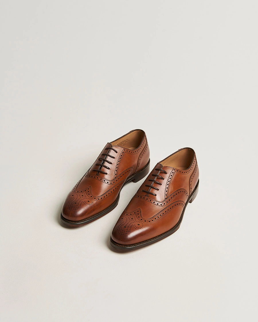 Homme | Chaussures | Loake 1880 | Buckingham Brogue Brown Burnished Calf