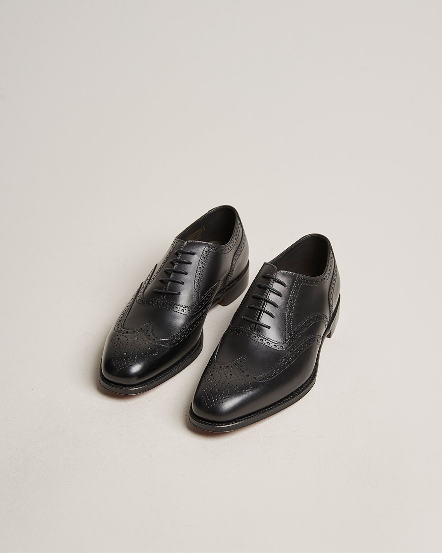 Homme | Richelieus | Loake 1880 | Buckingham Brogue Black Calf