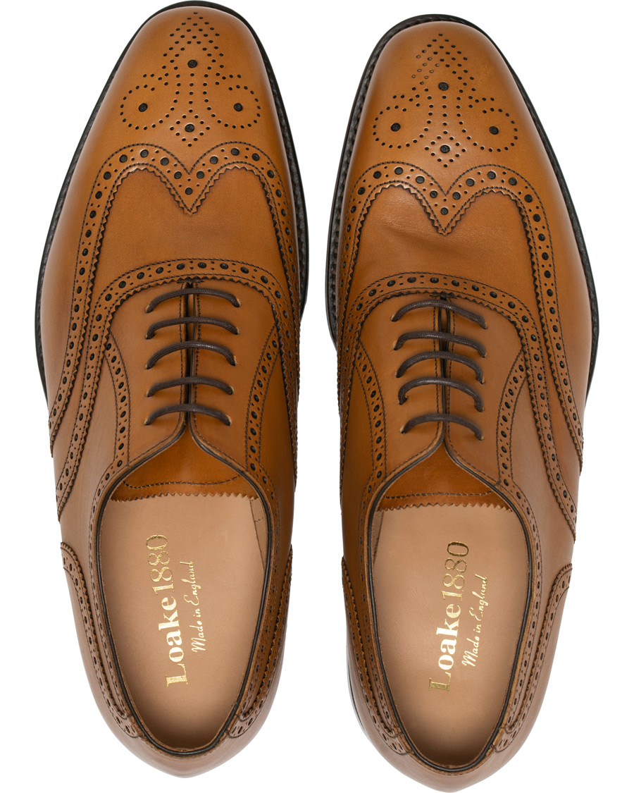 Homme | Loake 1880 Buckingham Brogue Tan Burnished Calf | Loake 1880 | Buckingham Brogue Tan Burnished Calf