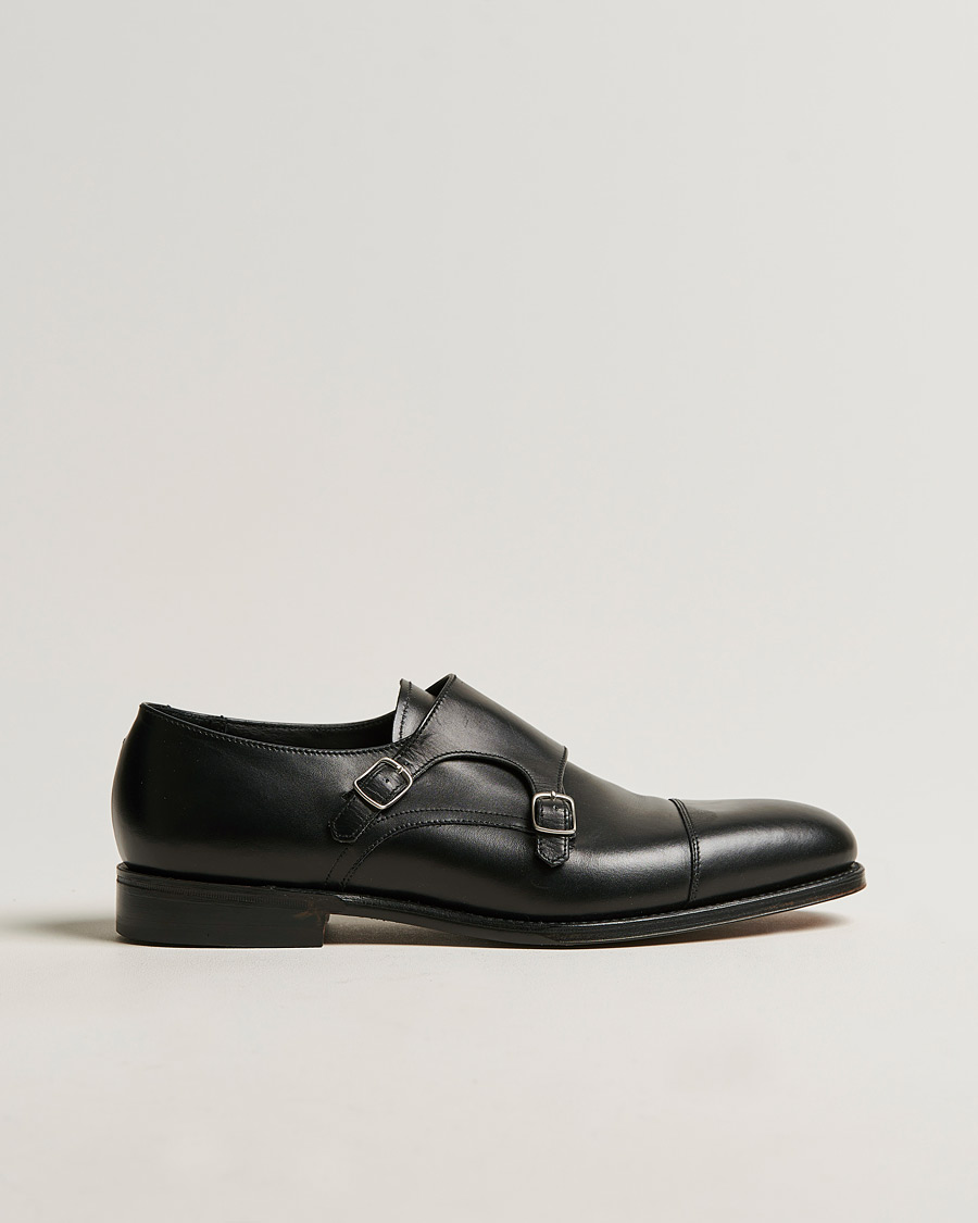 Homme | Chaussures À Boucles | Loake 1880 | Cannon Monkstrap Black Calf