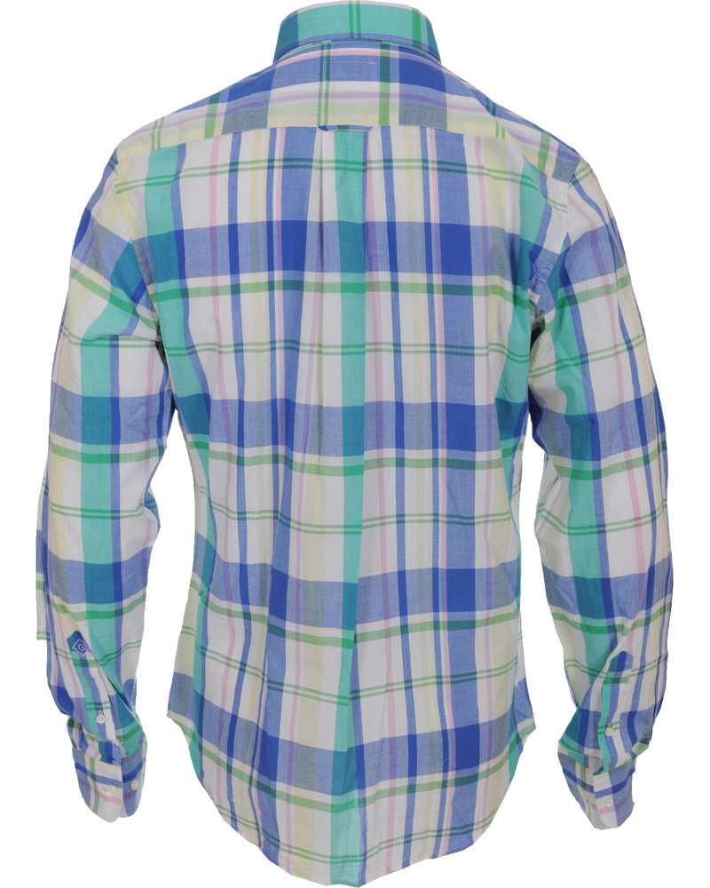 Homme | Chemises | GANT Rugger | Handloom Madras Shirt Bluebell