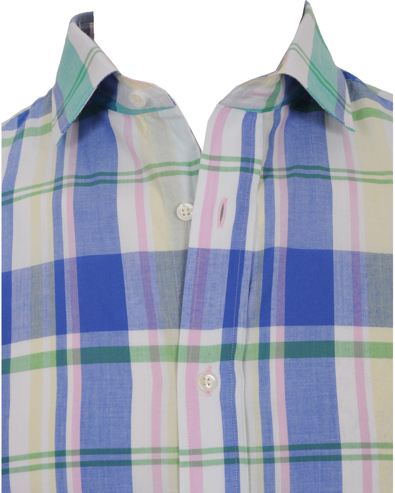 Homme | Chemises | GANT Rugger | Handloom Madras Shirt Bluebell