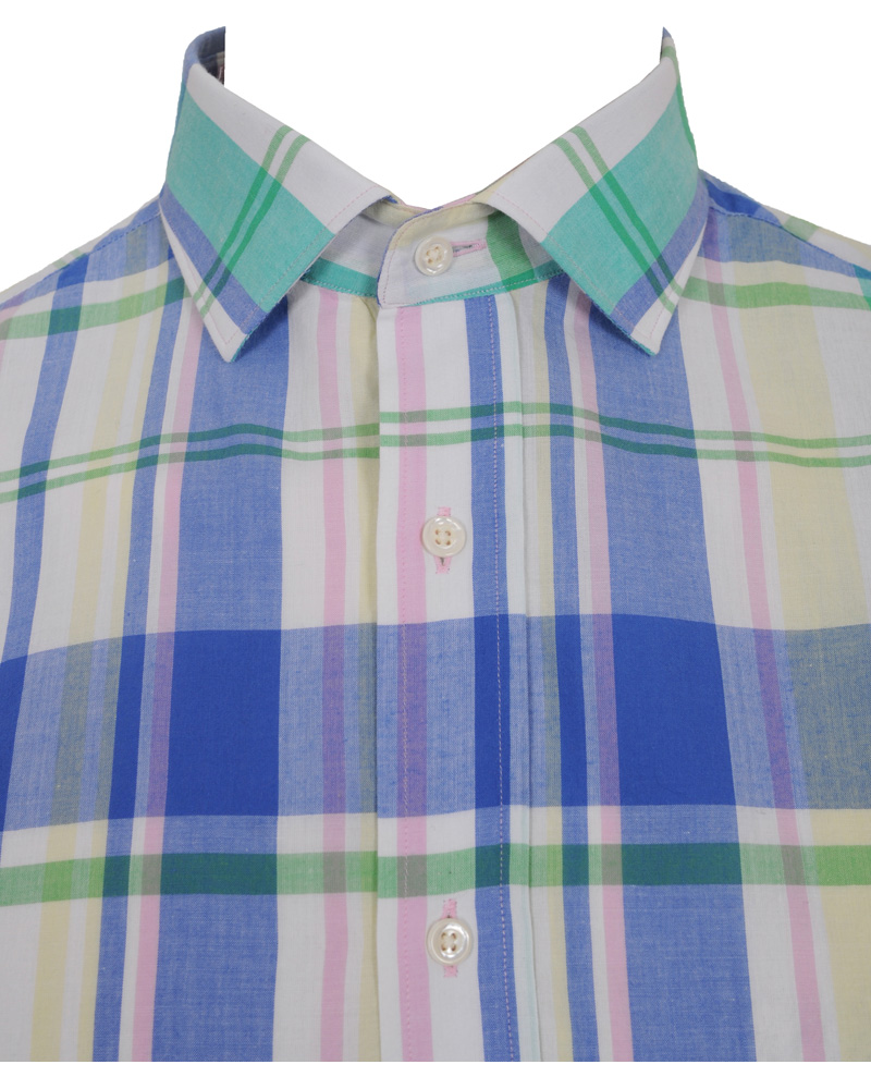 Homme | Chemises | GANT Rugger | Handloom Madras Shirt Bluebell