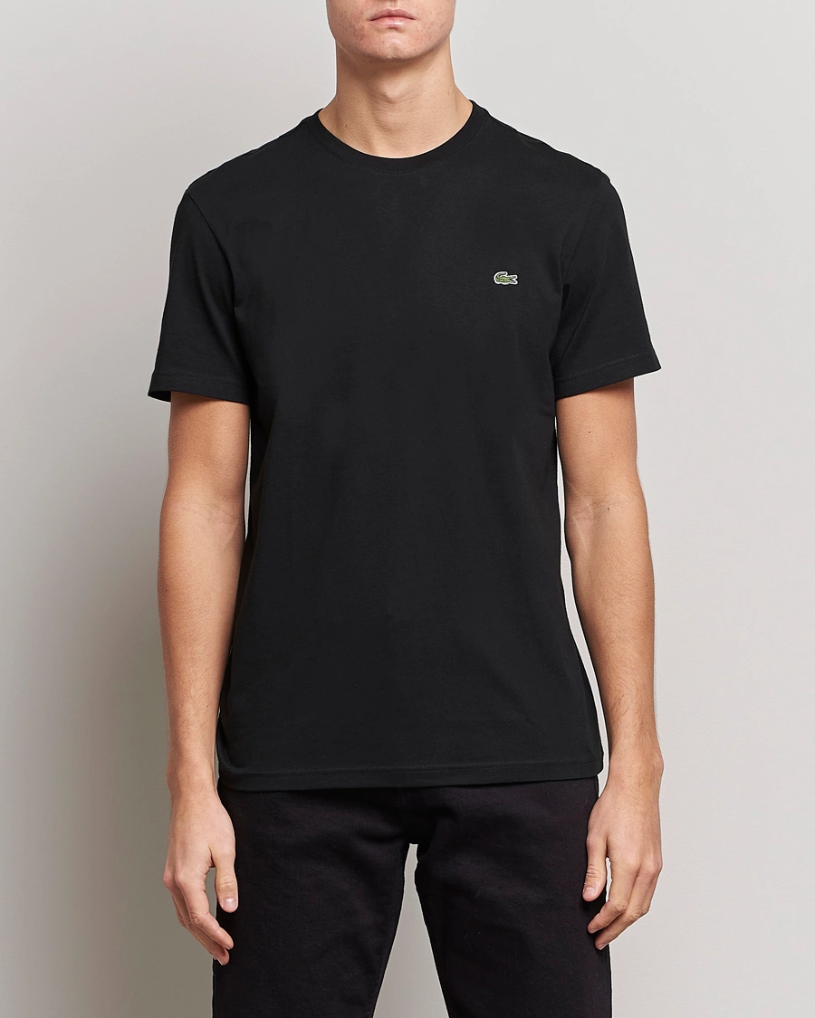 Homme | T-shirts À Manches Courtes | Lacoste | Crew Neck T-Shirt Black