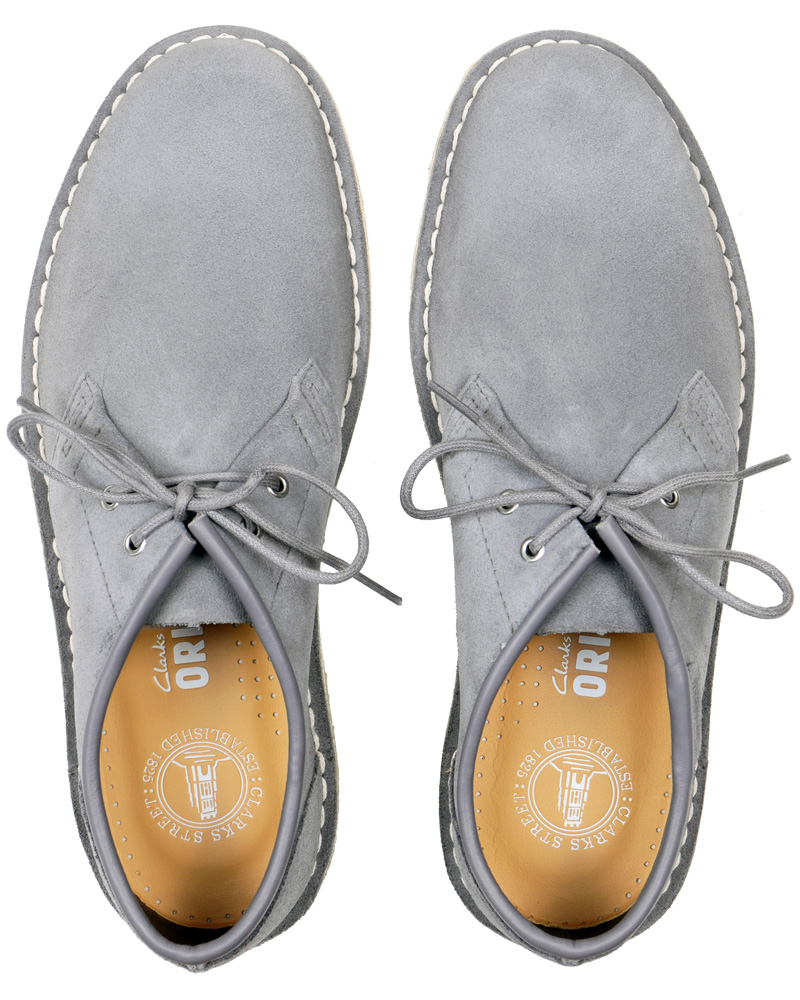 Homme | Clarks Originals Suede Jink Derby Anthracite | Clarks Originals | Suede Jink Derby Anthracite