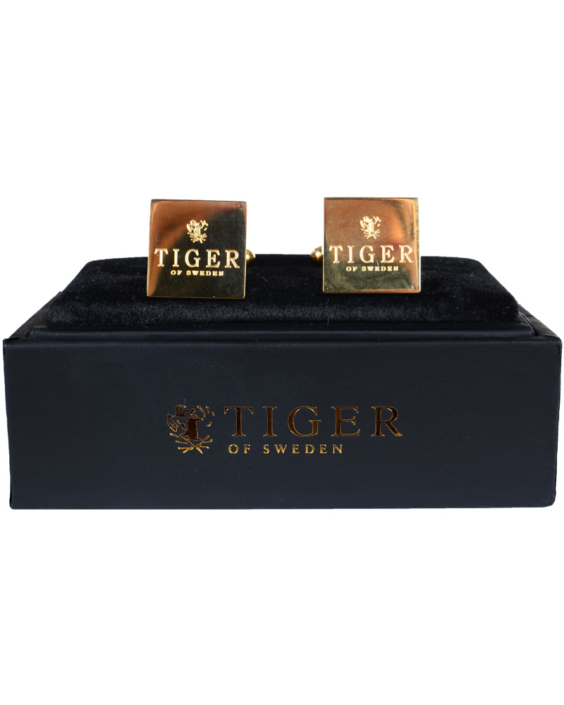 Homme | Tiger of Sweden Francesco Cuff Link Gold | Tiger of Sweden | Francesco Cuff Link Gold