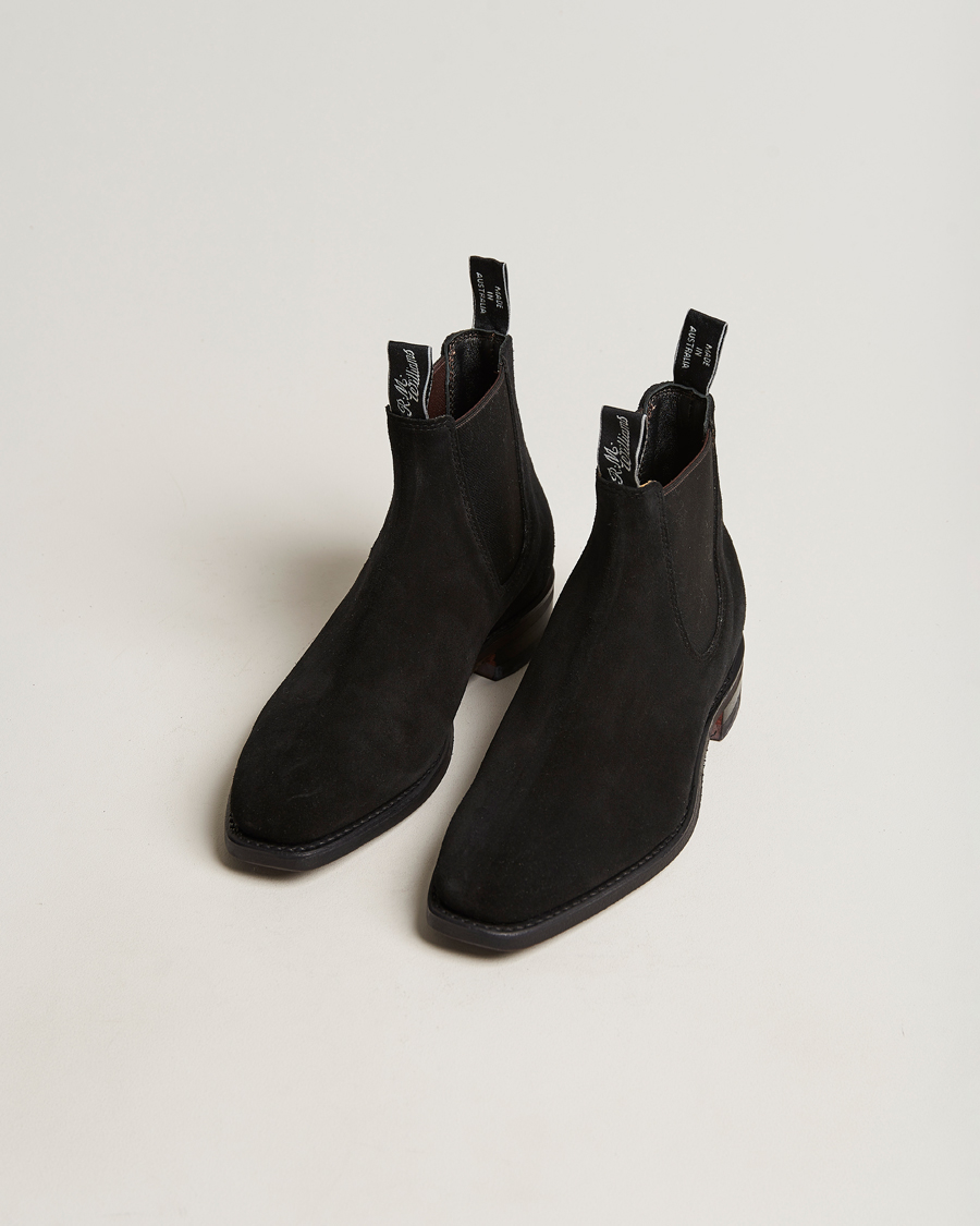 Homme | Chaussures | R.M.Williams | Blaxland G Boot Suede Black