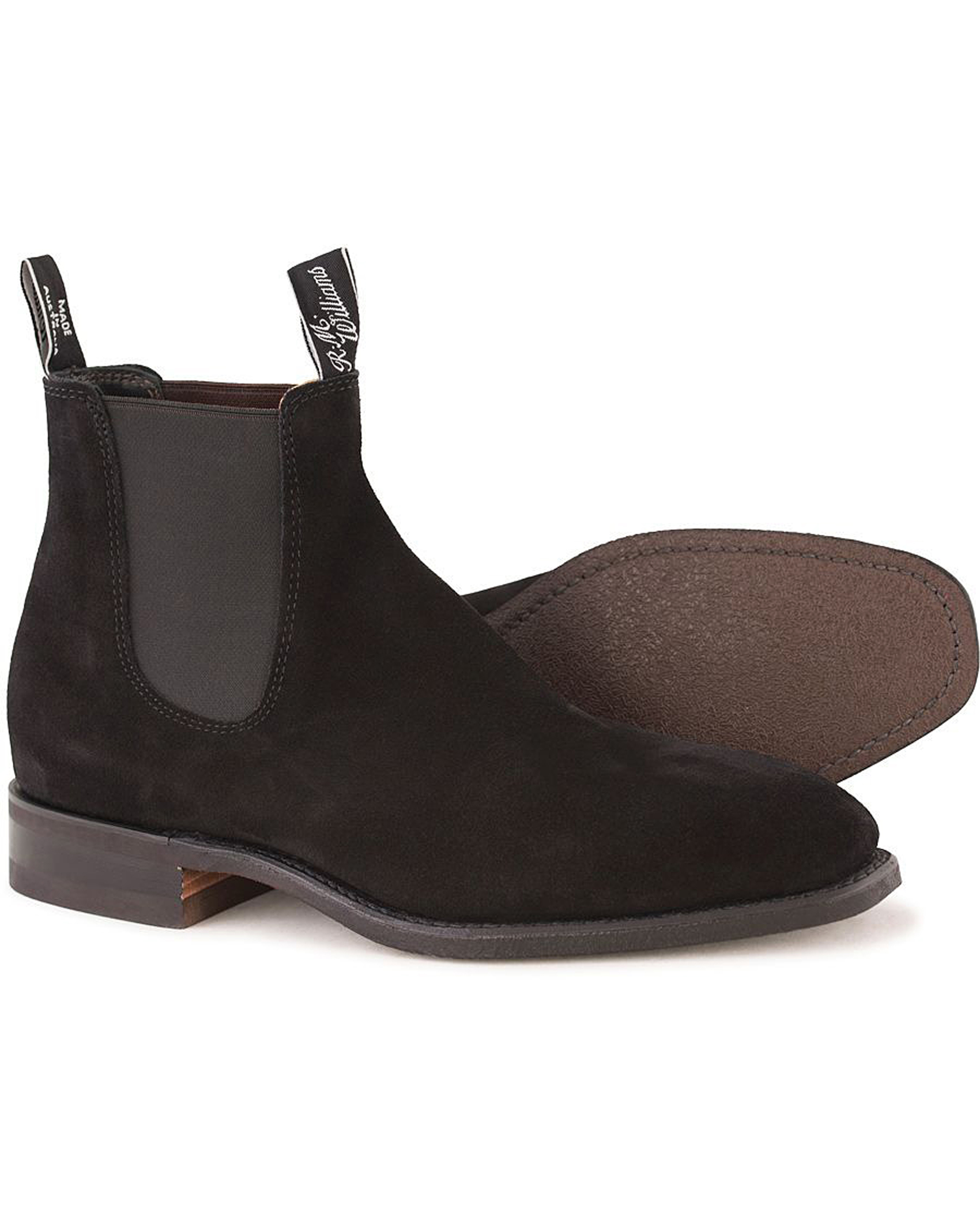 Homme | R.M.Williams Blaxland G Boot Suede Black UK6 - EU39 | R.M.Williams | Blaxland G Boot Suede Black UK6 - EU39