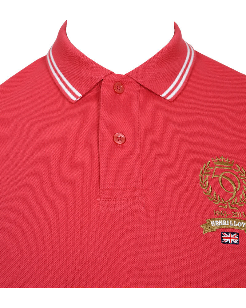 Homme | Polos | Henri-Lloyd | Henri Lloyd Byron 50 Years Polo Cowes Red