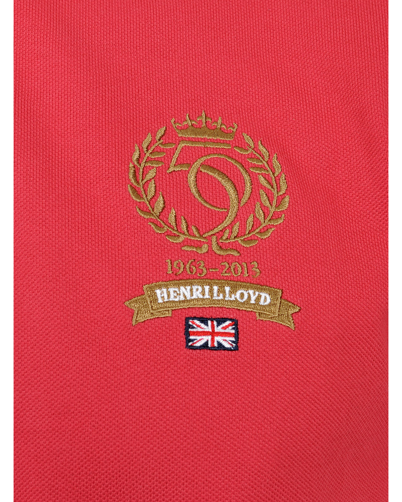 Homme | Polos | Henri-Lloyd | Henri Lloyd Byron 50 Years Polo Cowes Red
