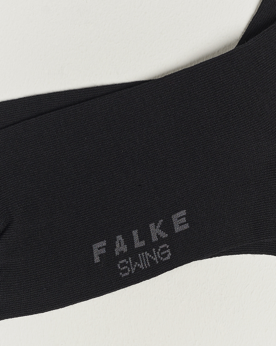 Homme | Chaussettes Quotidiennes | Falke | Swing 2-Pack Socks Black