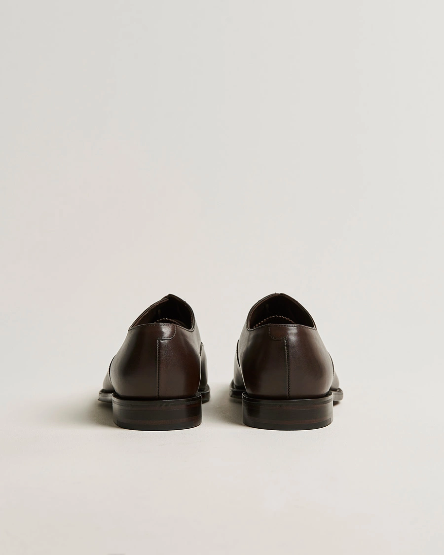 Homme | Chaussures Faites Main | Loake 1880 | Aldwych Oxford Dark Brown Calf