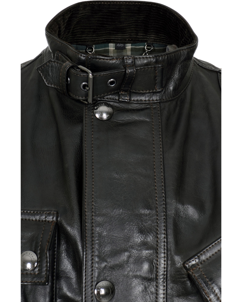 Homme | Manteaux Et Vestes | Belstaff | Panther 4 Pocket Belted Leather Jacket Black