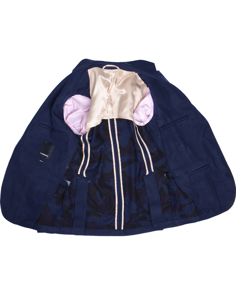 Homme | Blazers | J.Lindeberg | Hopper Cammo Flanel Jacket Navy