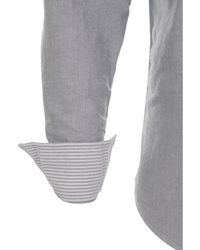 Homme | Chemises | Boomerang | Tailored Fit B.D Oxford Shirt Grey Melange