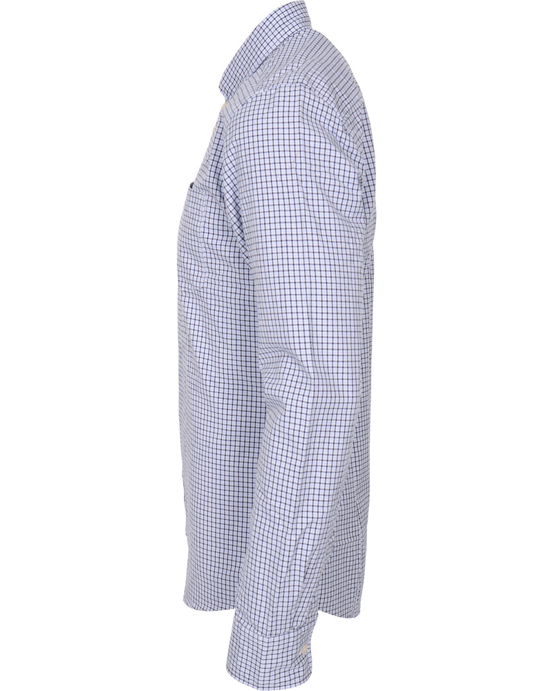 Homme | Chemises | Boomerang | Trim Fit B.D Twill Check Shirt Cloud Blue