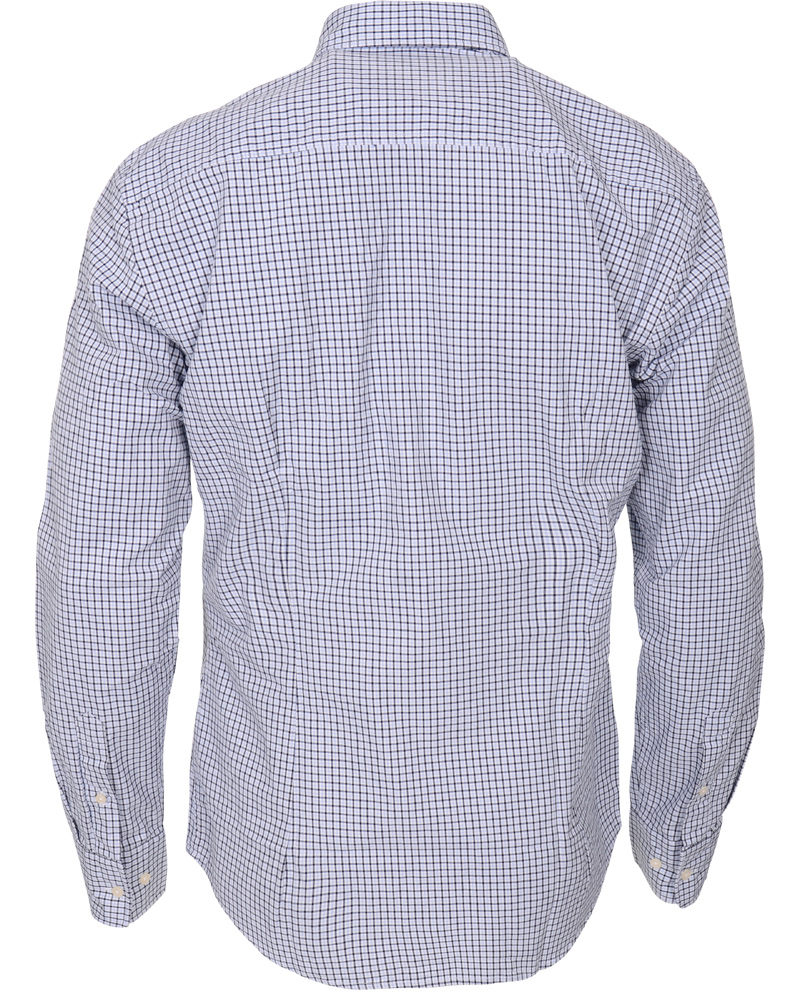 Homme | Chemises | Boomerang | Trim Fit B.D Twill Check Shirt Cloud Blue