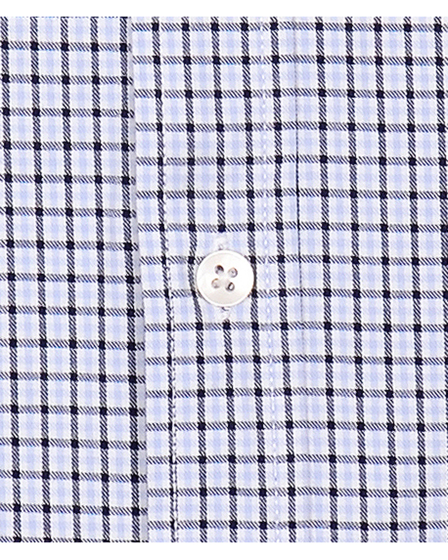 Homme | Chemises | Boomerang | Trim Fit B.D Twill Check Shirt Cloud Blue