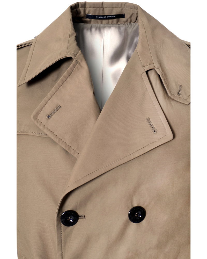 Homme | Manteaux Et Vestes | Tiger of Sweden | Gil 3 Trenchcoat Khaki