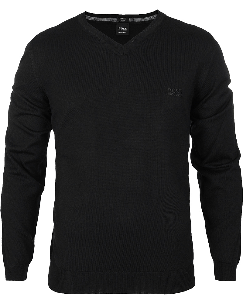 Homme | Pulls Et Tricots | BOSS BLACK | BOSS Batisse-B Pullover Black