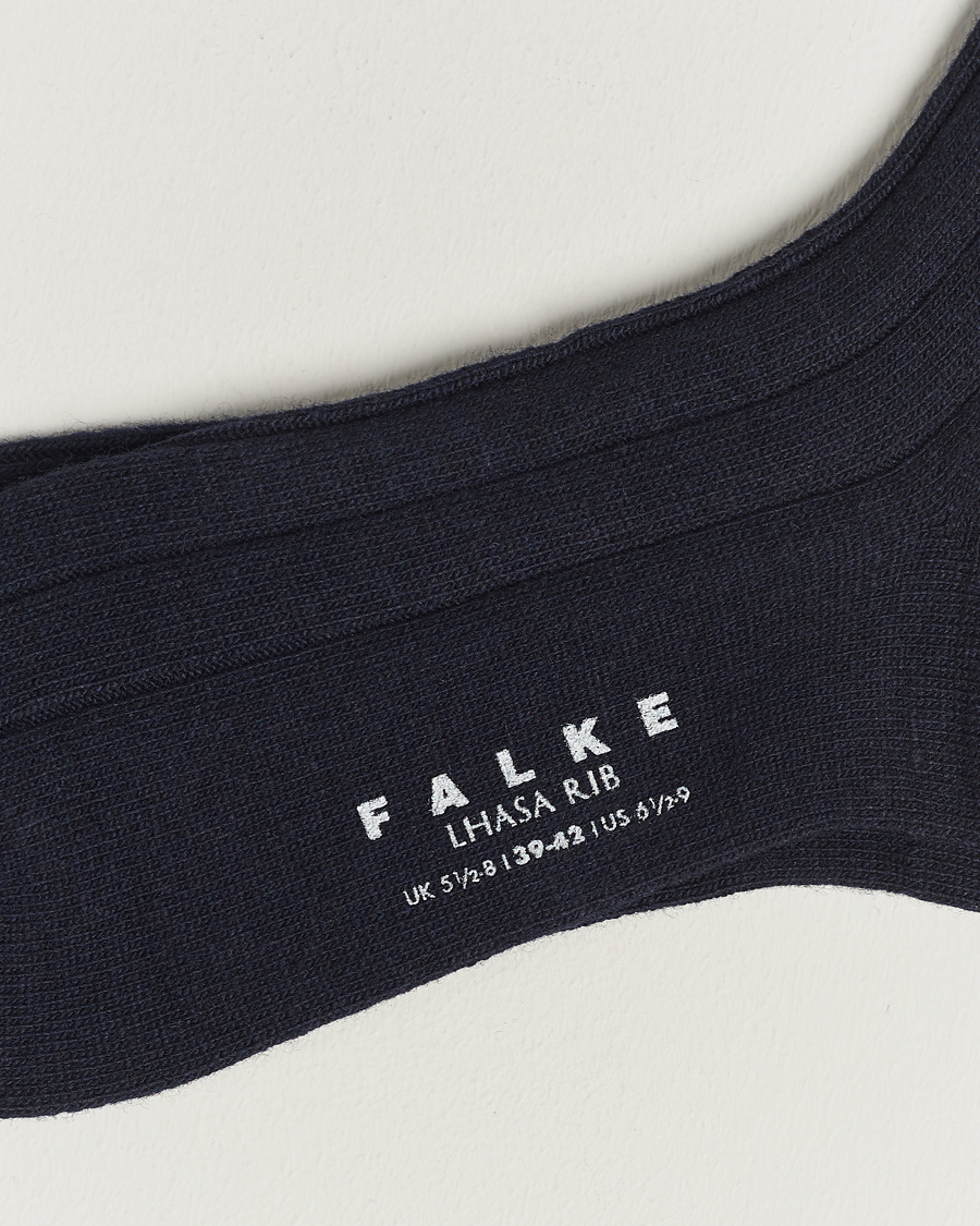 Homme | Sous-Vêtements Et Chaussettes | Falke | Lhasa Cashmere Socks Dark Navy