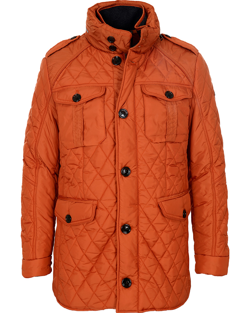 Homme | Manteaux Et Vestes | Hackett | Holborn Quilted Jacket Rust