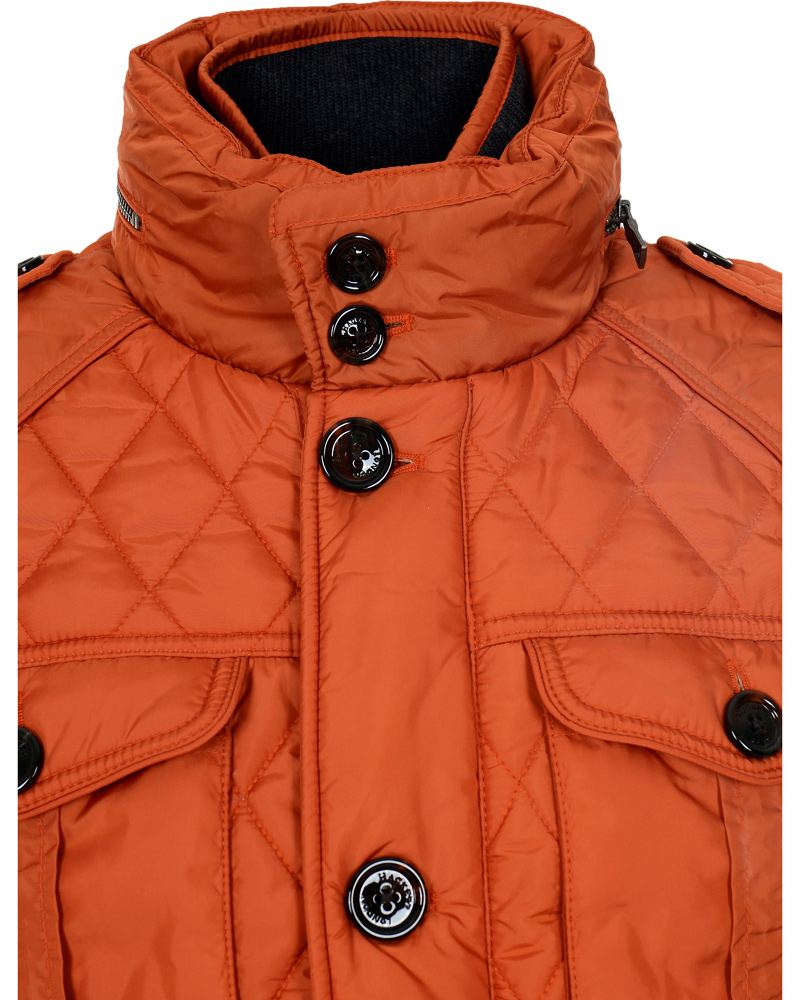 Homme | Manteaux Et Vestes | Hackett | Holborn Quilted Jacket Rust