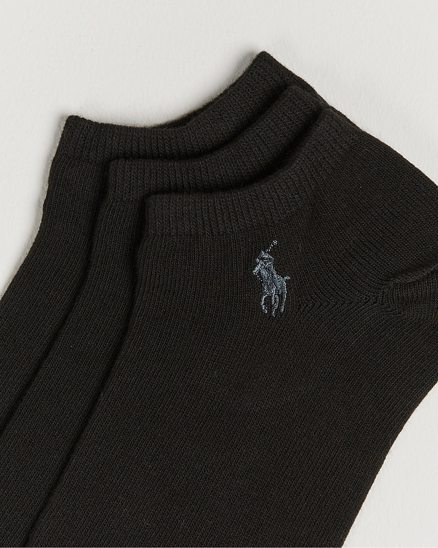 Homme | World of Ralph Lauren | Polo Ralph Lauren | 3-Pack Ghost Sock Black