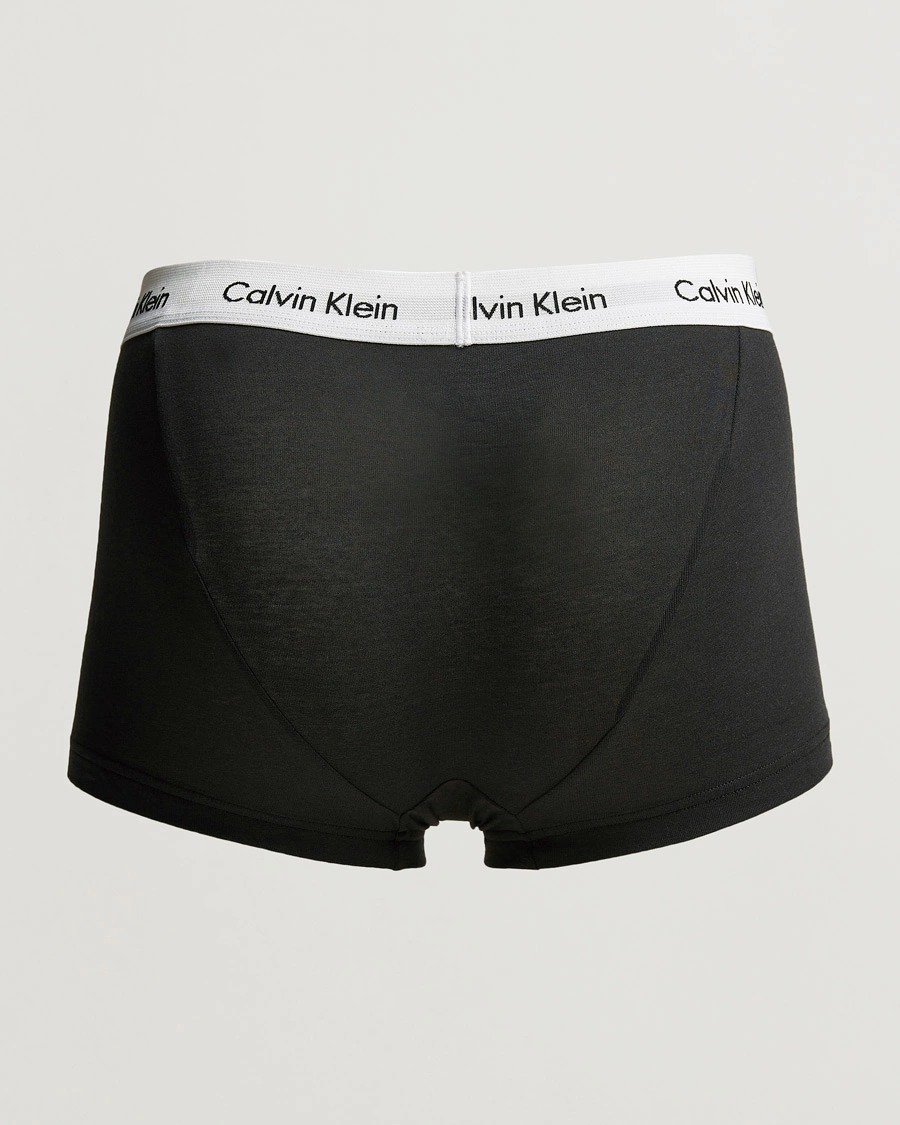 Homme | Boxers | Calvin Klein | Cotton Stretch Low Rise Trunk 3-pack Black