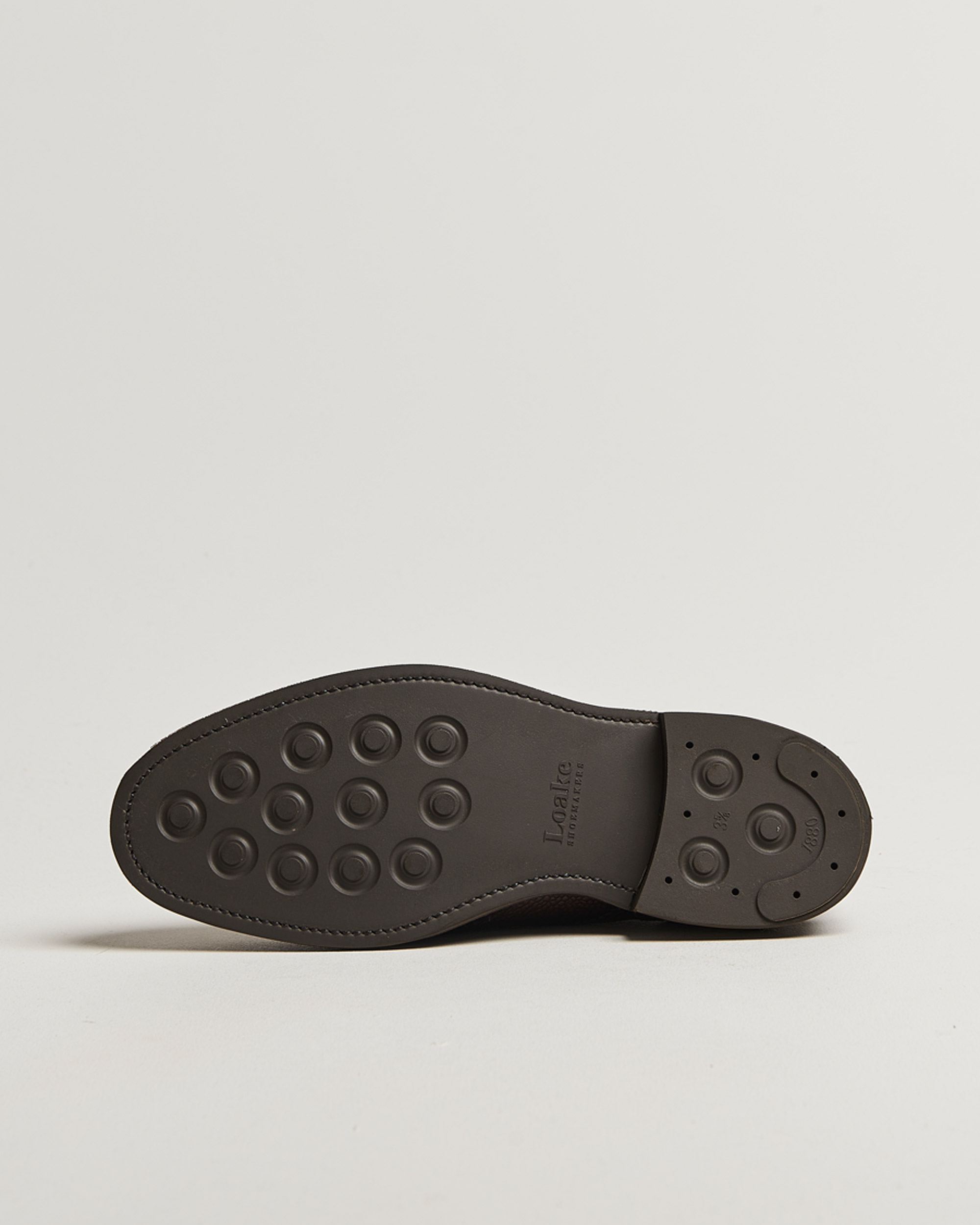 Homme | Richelieus | Loake 1880 | Badminton Brogue Dark Brown Grain