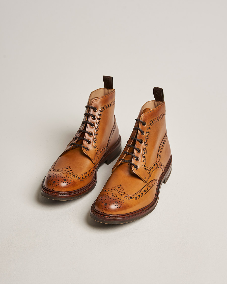 Homme | Loake 1880 | Loake 1880 | Bedale Boot Tan Burnished Calf