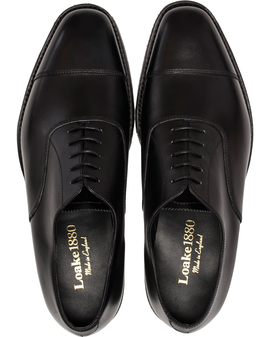 Homme | Loake 1880 Aldwych Dainite Oxford Black Calf | Loake 1880 | Aldwych Dainite Oxford Black Calf