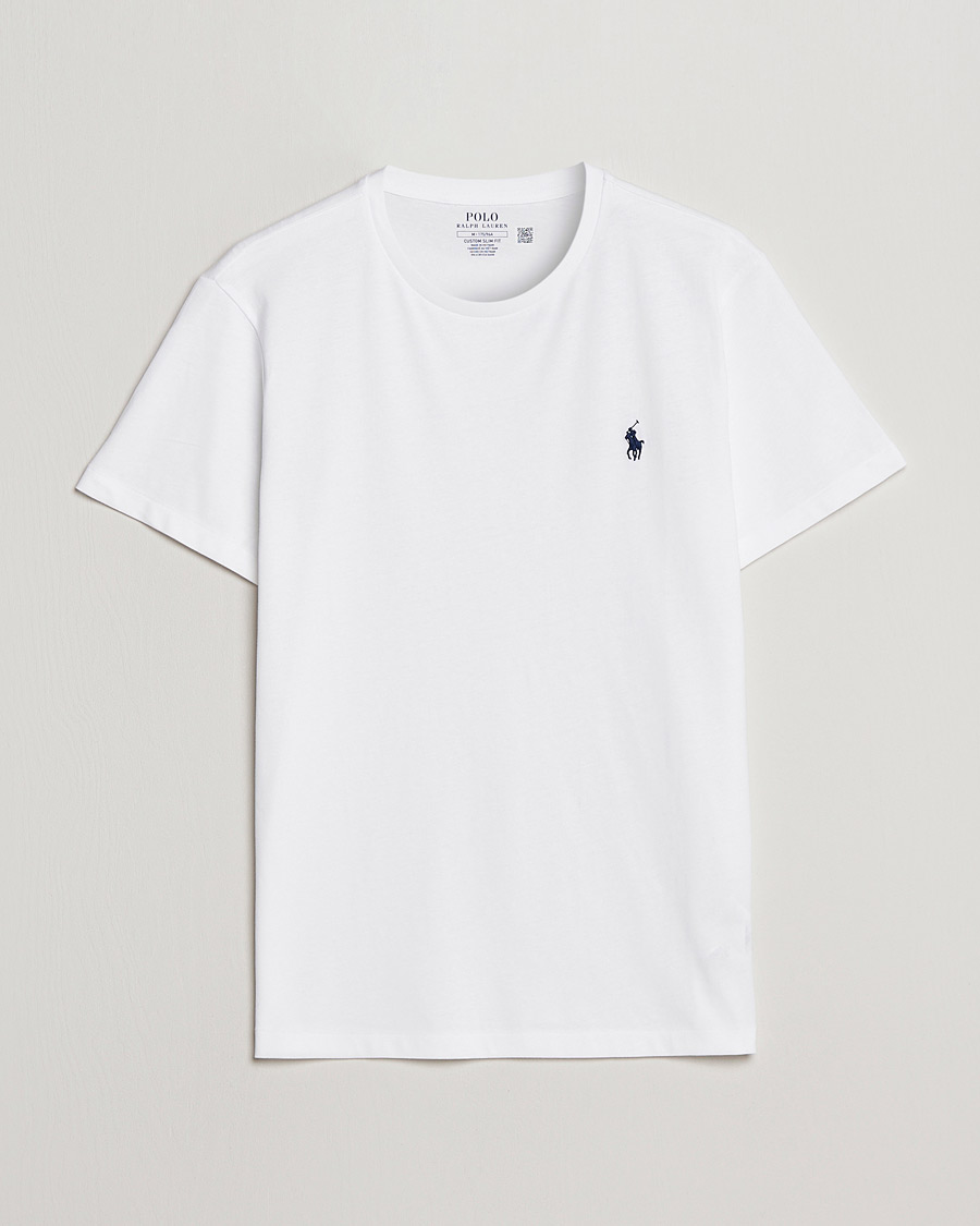Homme | T-shirts | Polo Ralph Lauren | Custom Slim Fit Tee White