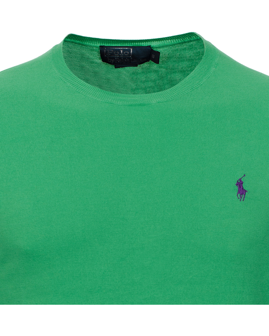Homme | Pulls Et Tricots | Polo Ralph Lauren | Slim Fit Pima Cotton Crew Neck Pullover Tiller Green