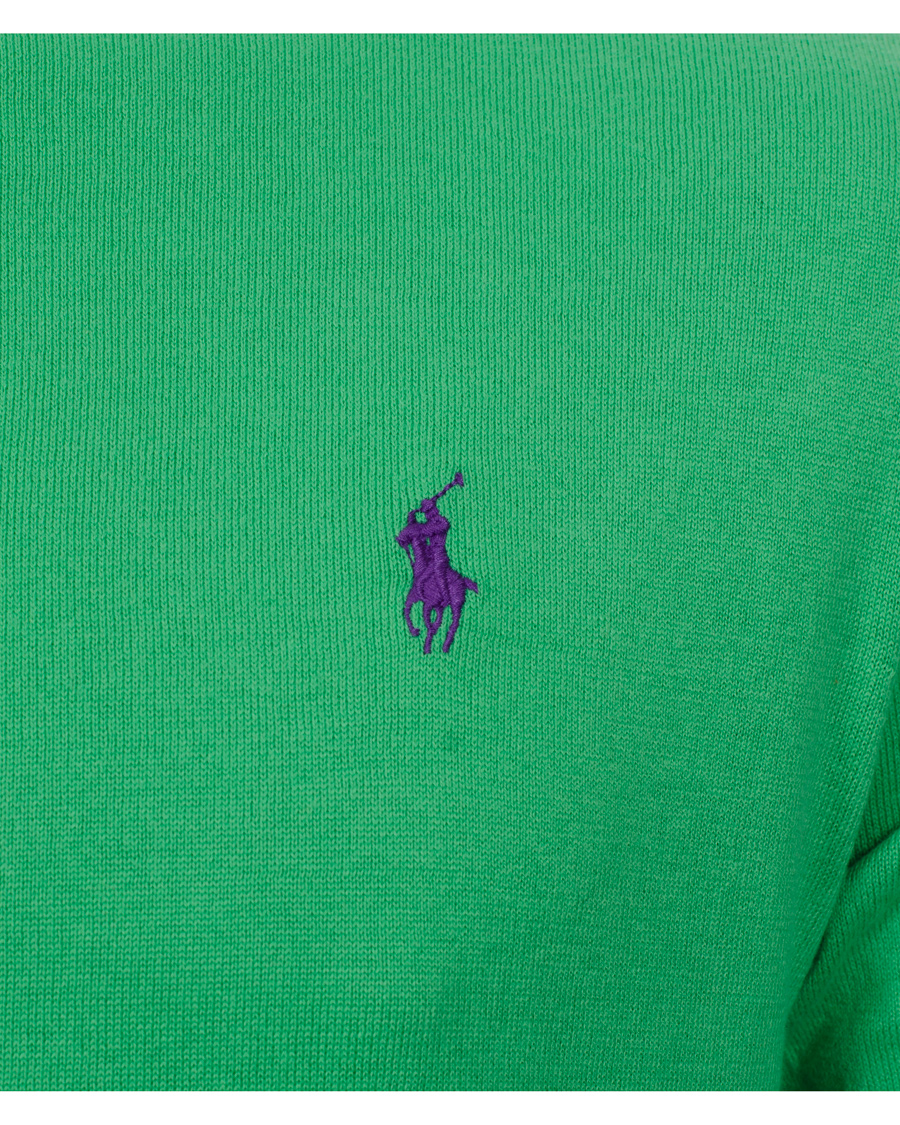 Homme | Pulls Et Tricots | Polo Ralph Lauren | Slim Fit Pima Cotton Crew Neck Pullover Tiller Green