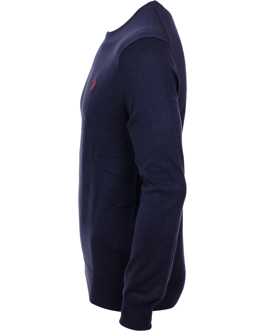 Homme | Pulls Et Tricots | Polo Ralph Lauren | Slim Fit Pima Cotton Crew Neck Pullover Hunter Navy
