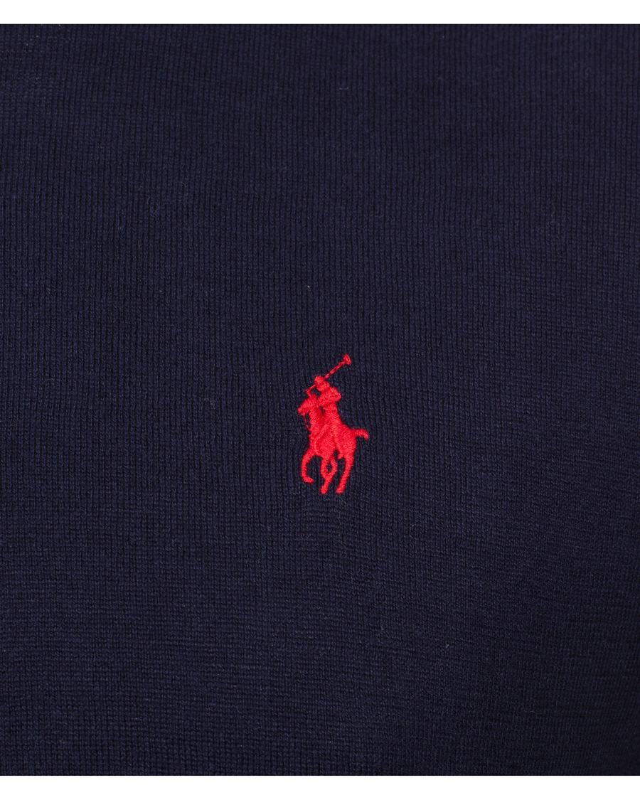Homme | Pulls Et Tricots | Polo Ralph Lauren | Slim Fit Pima Cotton Crew Neck Pullover Hunter Navy