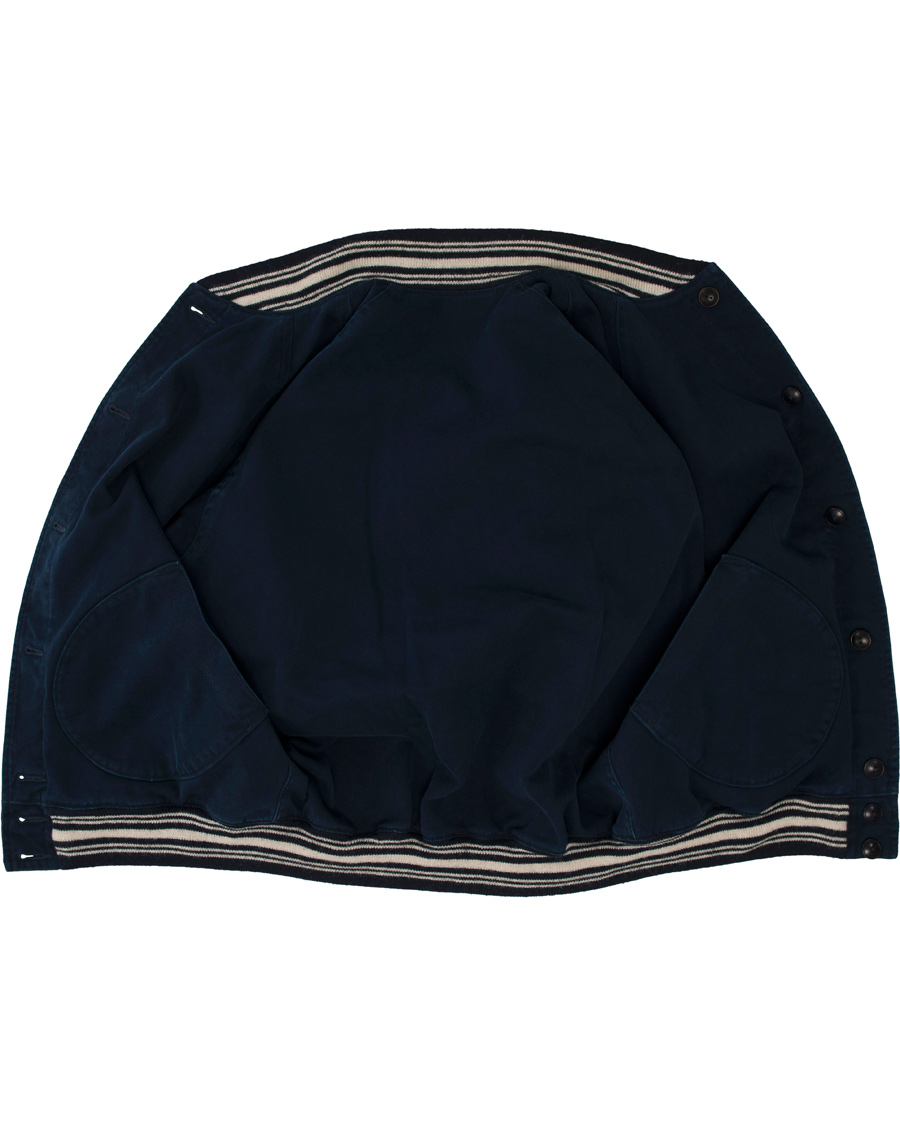 Homme | Manteaux Et Vestes | Polo Ralph Lauren | Reversible Satin Varsity Jacket Navy