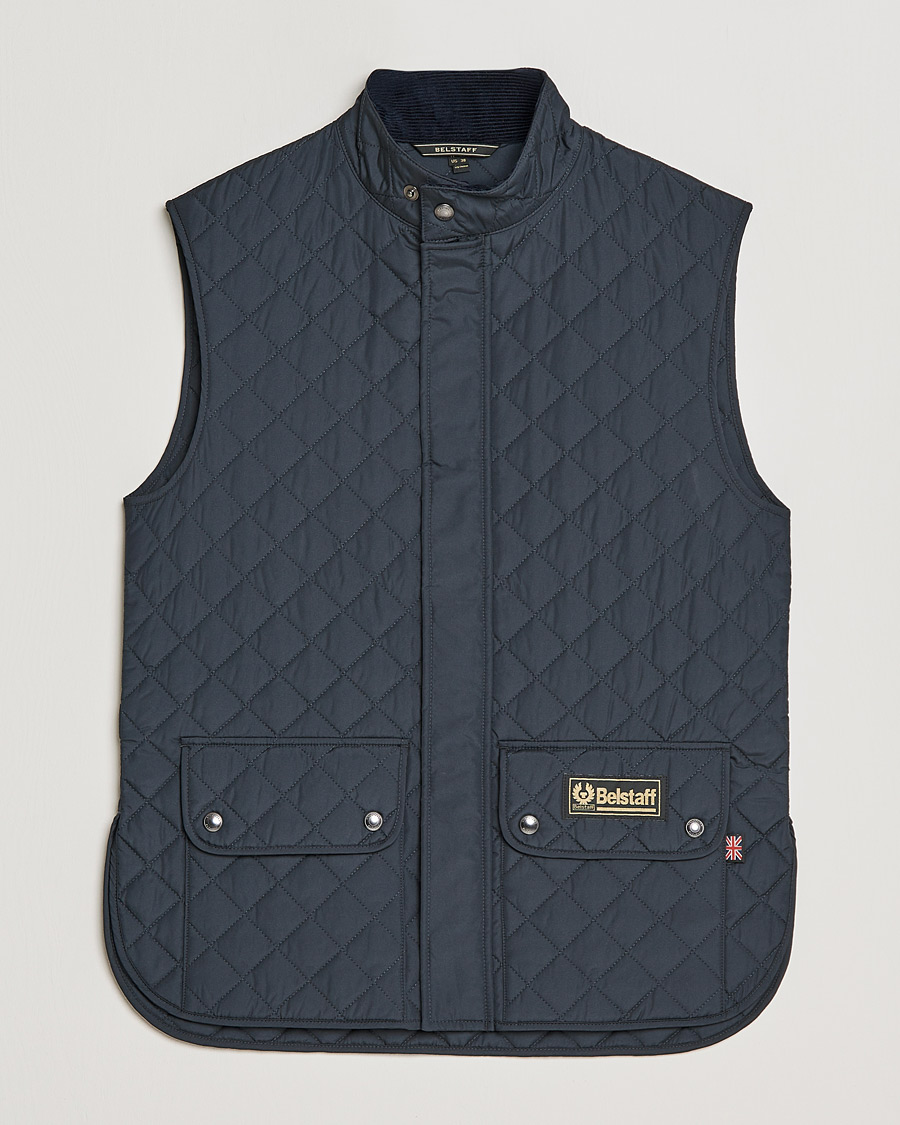 Homme | Manteaux Et Vestes | Belstaff | Waistcoat Quilted Navy