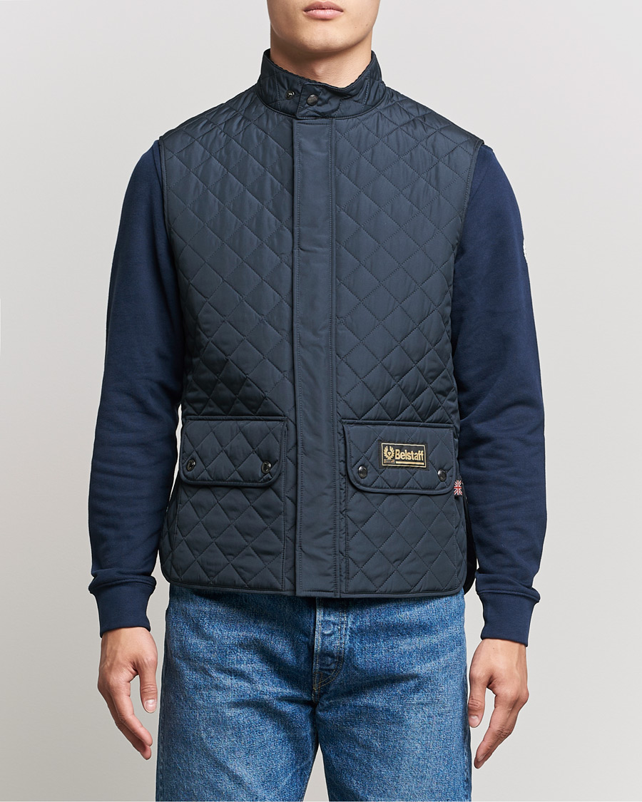 Homme | Manteaux Et Vestes | Belstaff | Waistcoat Quilted Navy