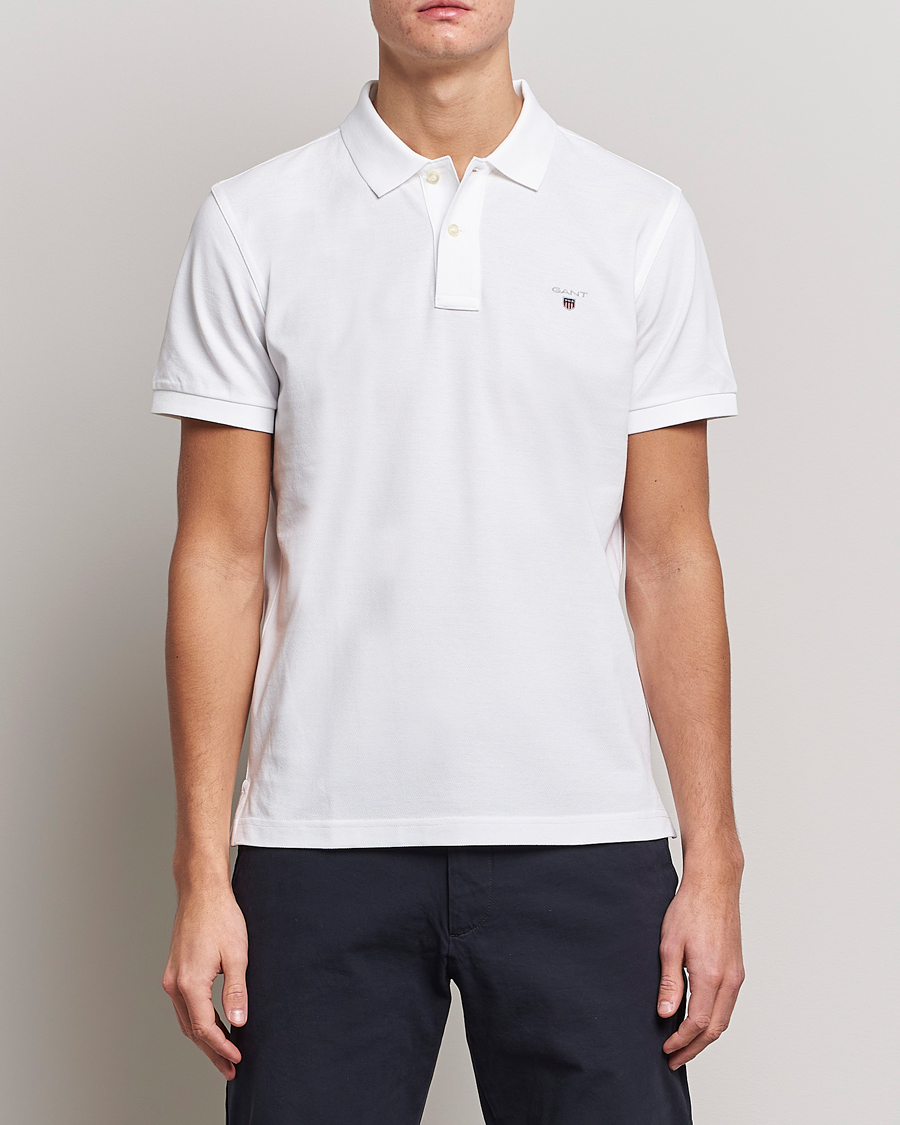 Homme | Polos | GANT | The Original Polo White