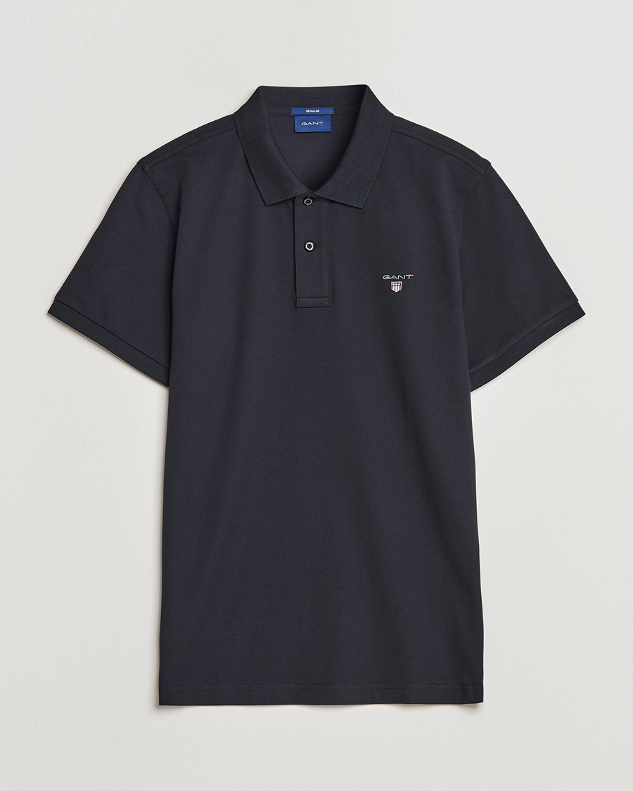 Homme | Polos | GANT | The Original Polo Black