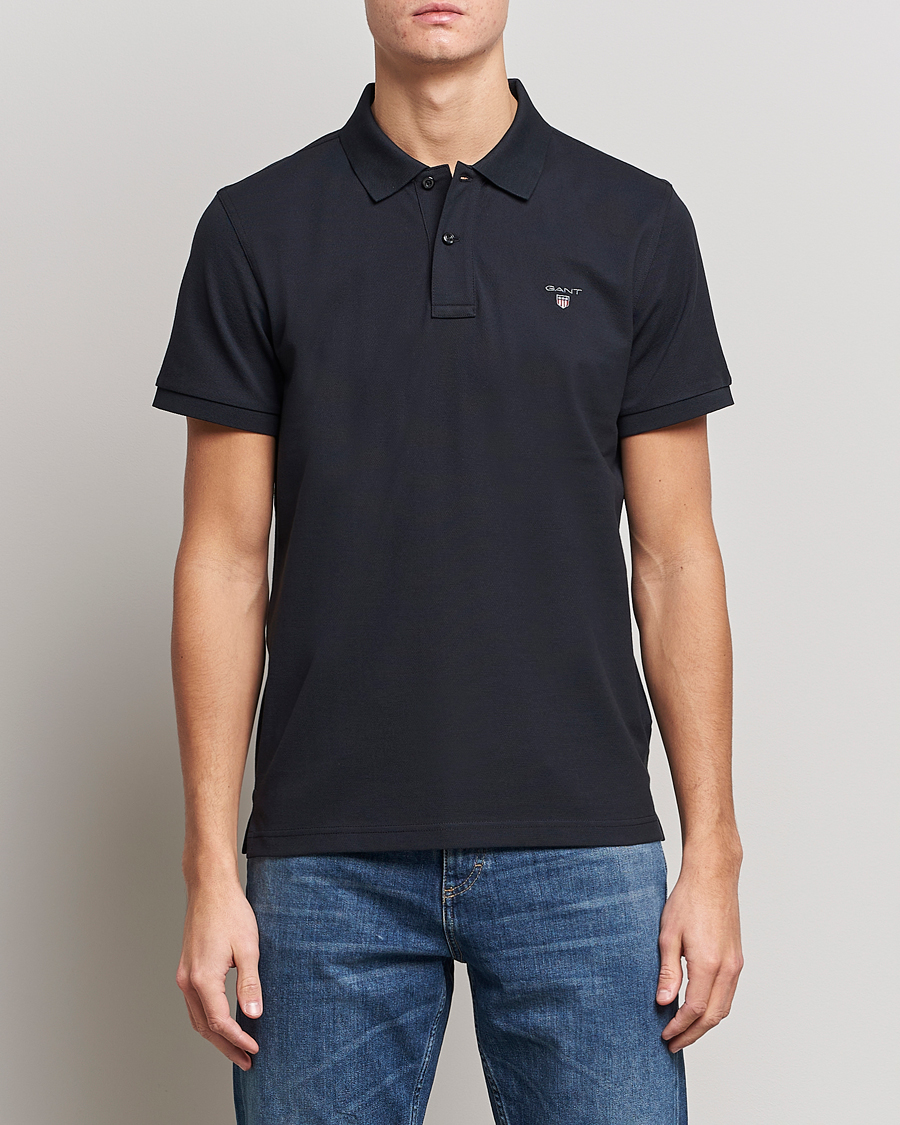 Homme | Polos | GANT | The Original Polo Black