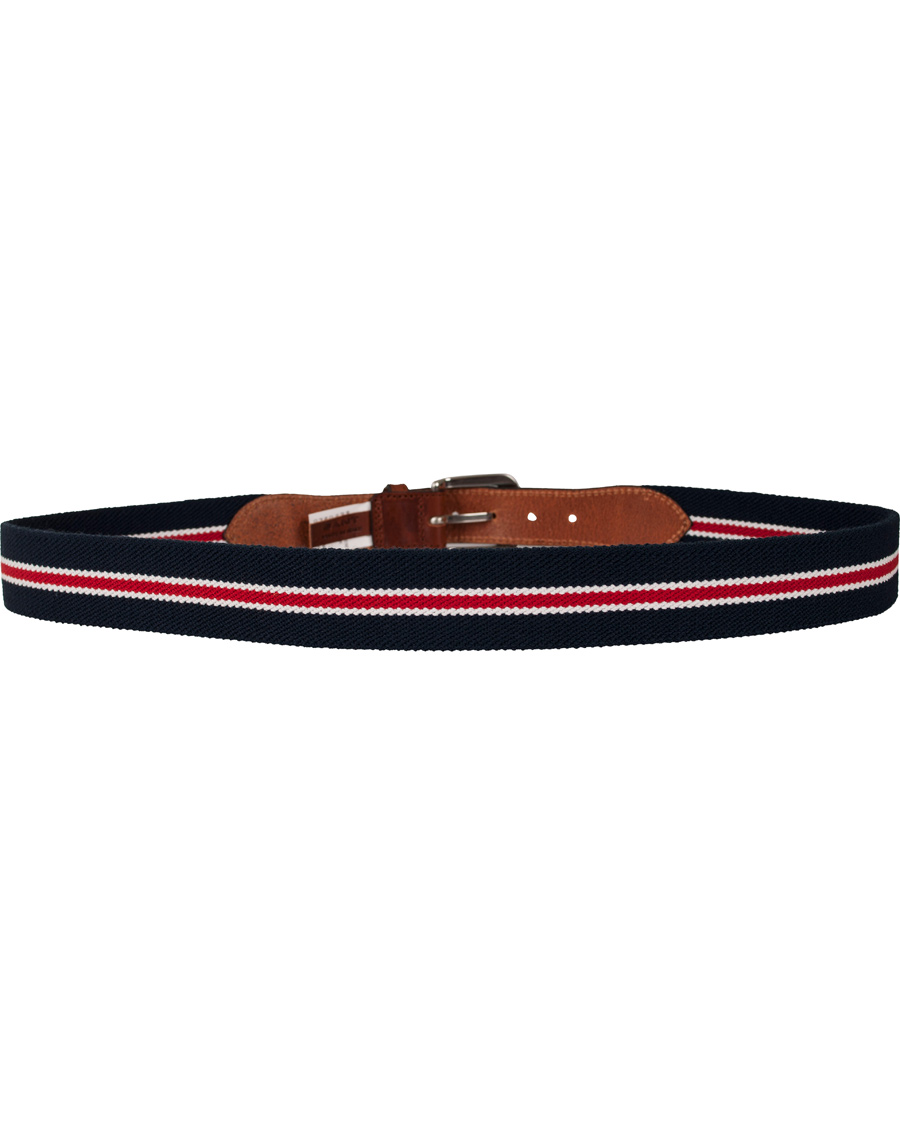 Homme | GANT Prep School Elastic Belt Bright Red | GANT | Prep School Elastic Belt Bright Red