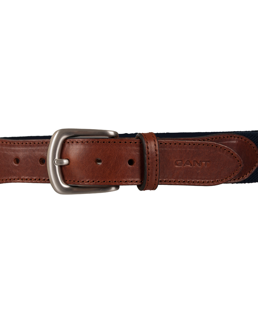 Homme | GANT Prep School Elastic Belt Bright Red | GANT | Prep School Elastic Belt Bright Red