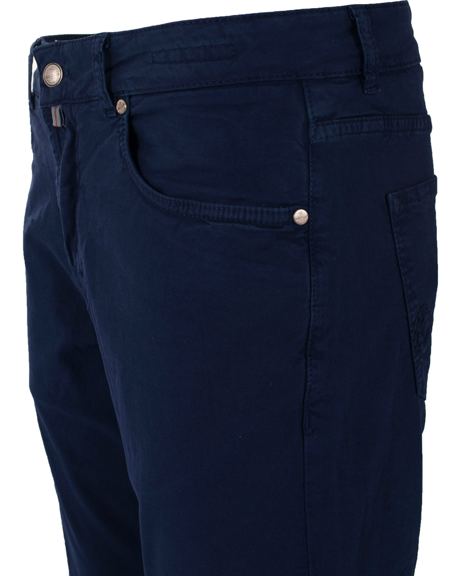 Homme | Jeans | Morris | James Canvas 5-Pocket Royal Blue