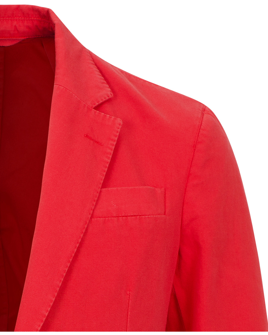 Homme | Blazers | Hackett | Garment Dye Jacket Red